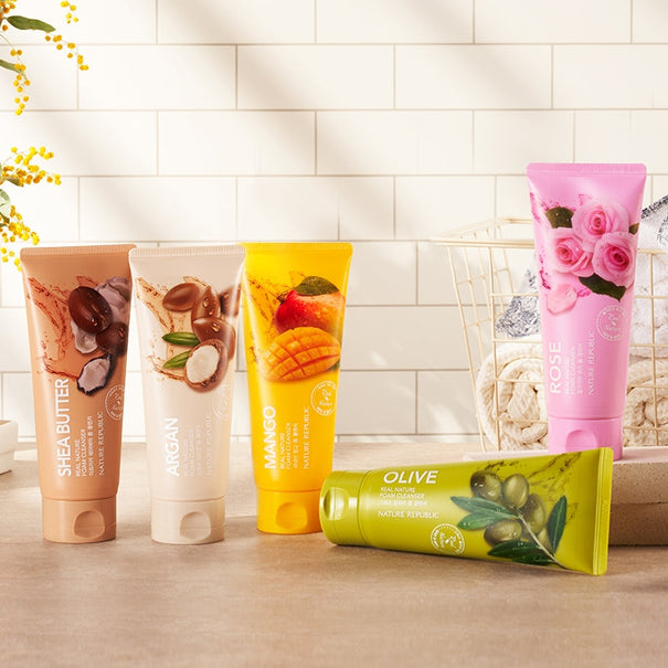 NATURE REPUBLIC Real Nature Foam Cleanser 150ml available on Koolseoul.com, your Korean Eshop from Seoul !