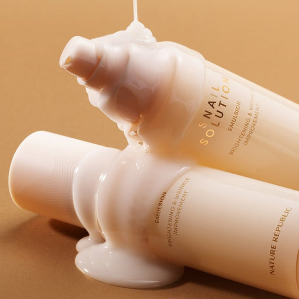 NATURE REPUBLIC Snail Solution Emulsion 120ml available on Koolseoul.com, your Korean Eshop from Seoul !