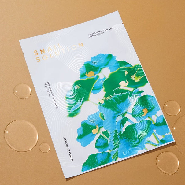 NATURE REPUBLIC Snail Solution Skin Booster Mask Sheet available on Koolseoul.com, your Korean Eshop from Seoul !