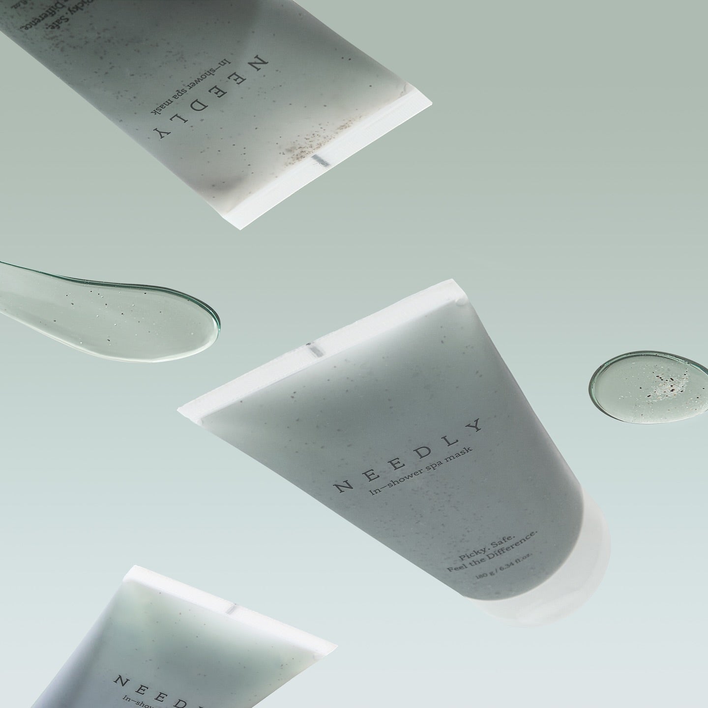 NEEDLY Ishower Spa Mask 180g shown with a serene background and elegant product design