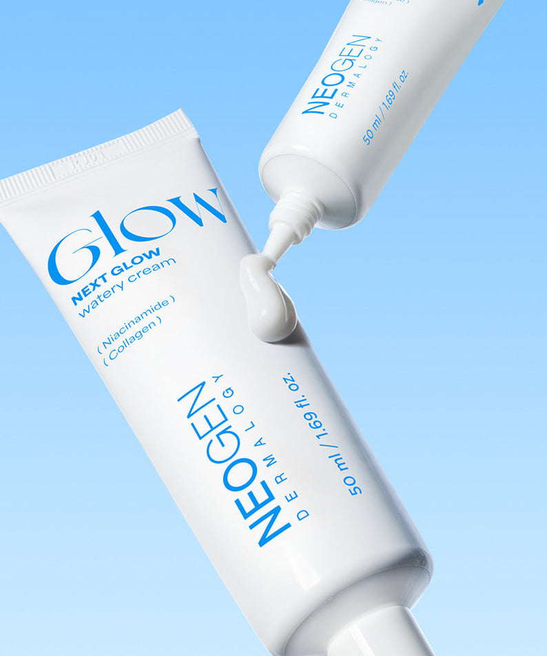 NEOGEN Next Glow Moisture Cream 50ml tube with cream on blue background