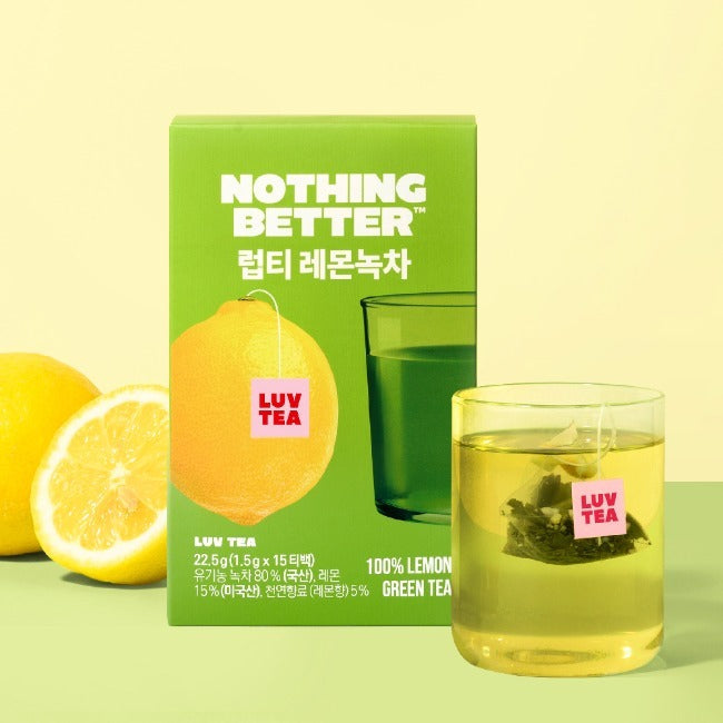 NOTHING BETTER Luv Tea Lemon Green Tea (X15)