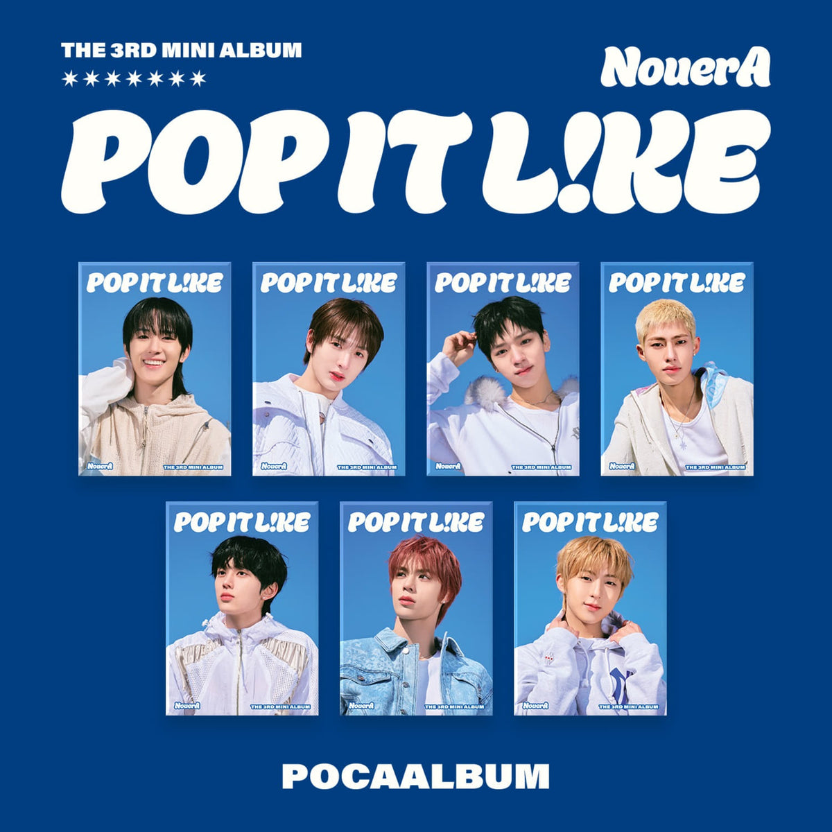 NOUERA - 3rd Album [POP IT LIKE] (GIHYEON JUNPYO / HYUNJUN / | Kool Seoul - Buy Kpop Albums Online