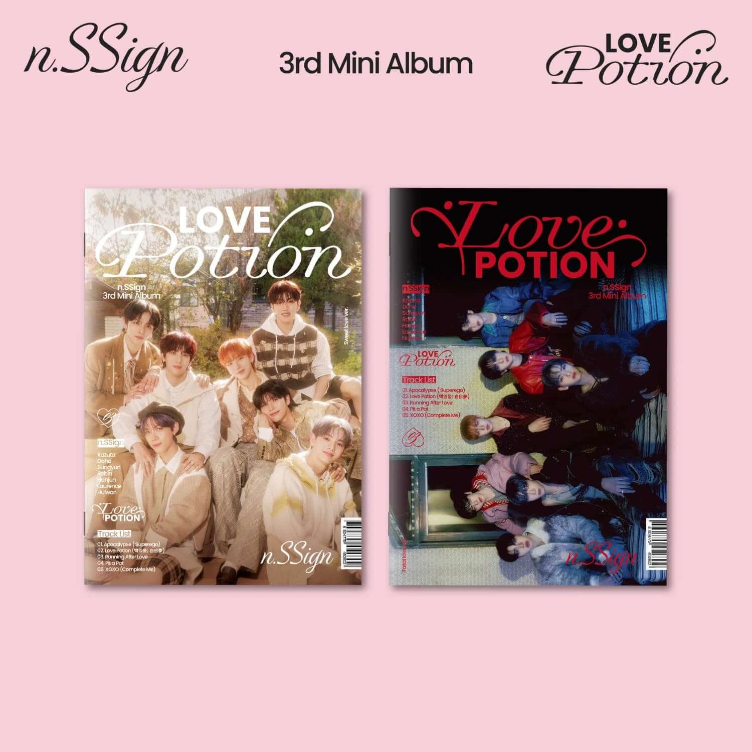N.SSIGN - 3rd Album [Love Potion] Random - Kpop Album | Kool Seoul - Buy Kpop Albums Online