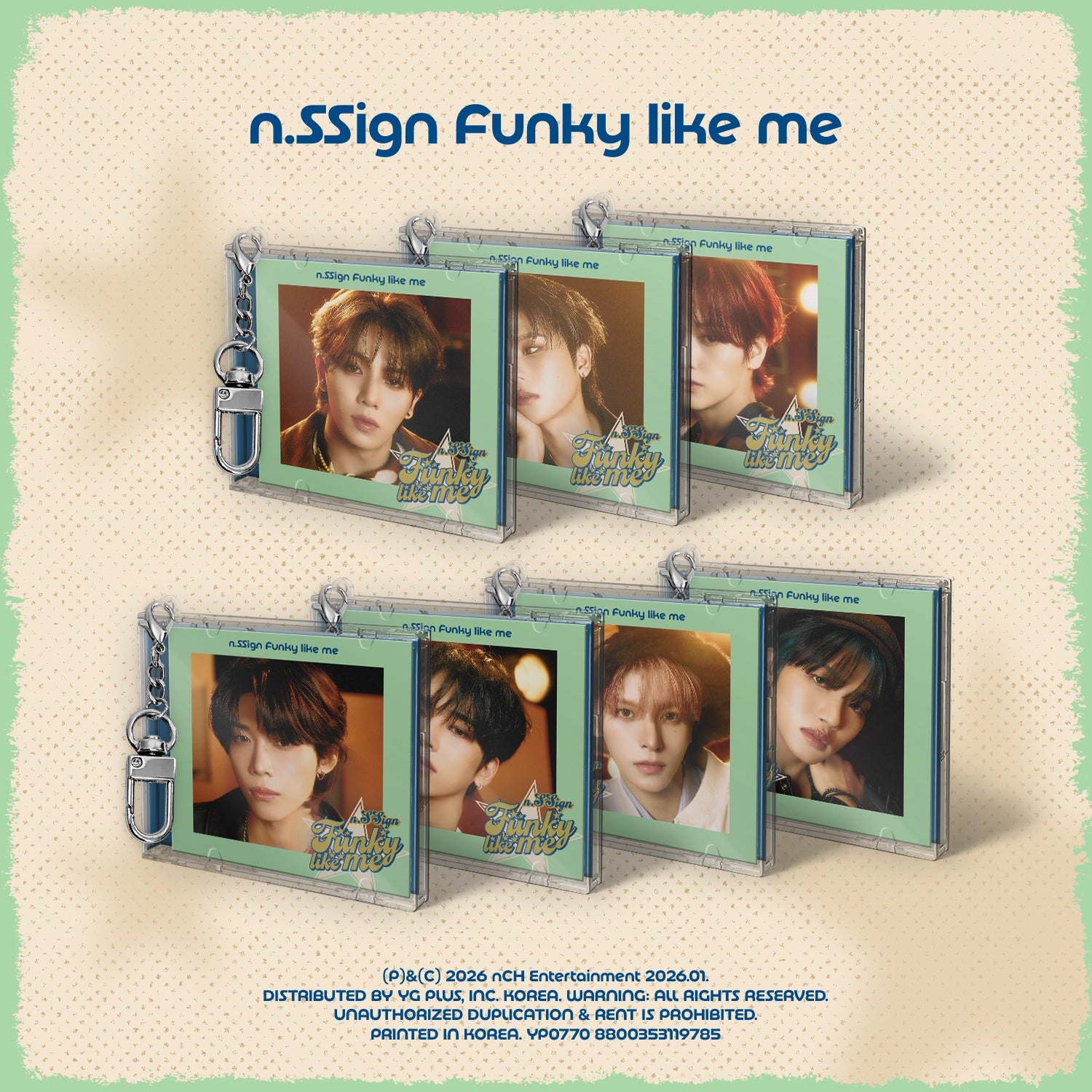 N.SSIGN - [Funky like me] (Mini Jewel ver.) (Random 1 of 7)  | Kool Seoul - Buy Kpop Albums Online