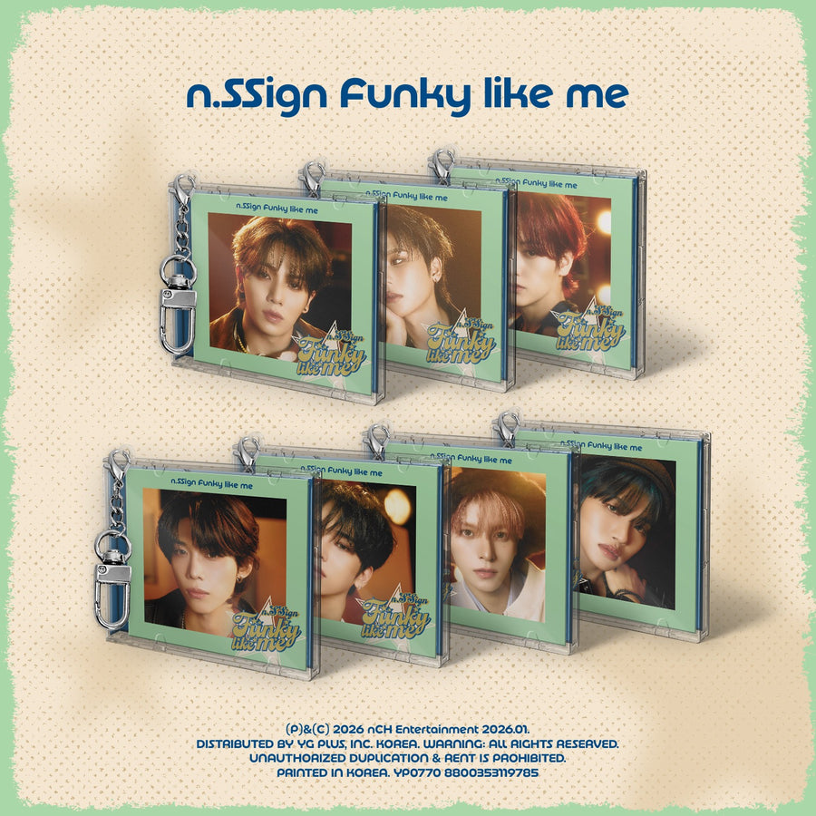 N.Ssign - [Funky Like Me] (Mini Jewel Ver.) (ランダム1枚/全7種) - Kpopアルバム