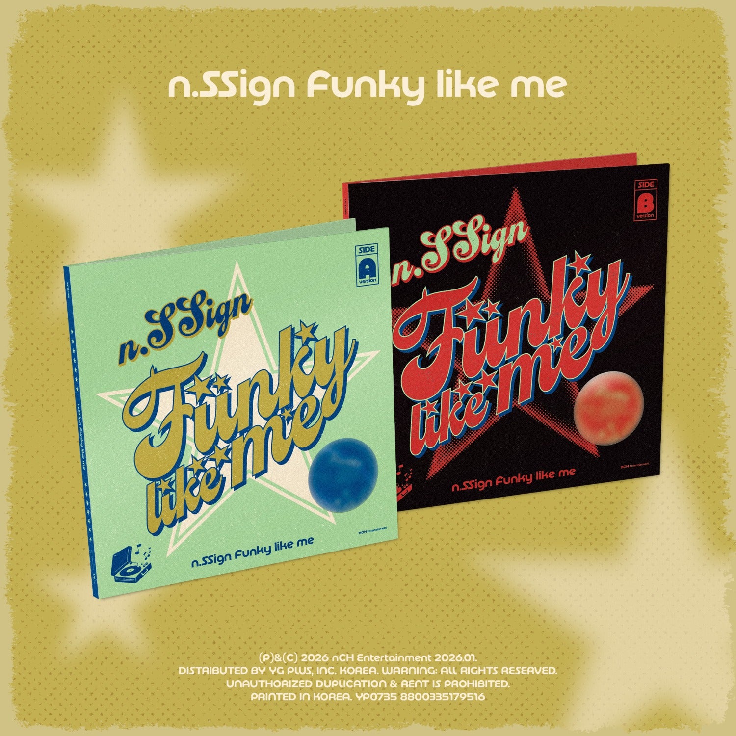 N.SSIGN - Funky like me (Random 1 of 2) - Kpop Album | Kool Seoul - Buy Kpop Albums Online