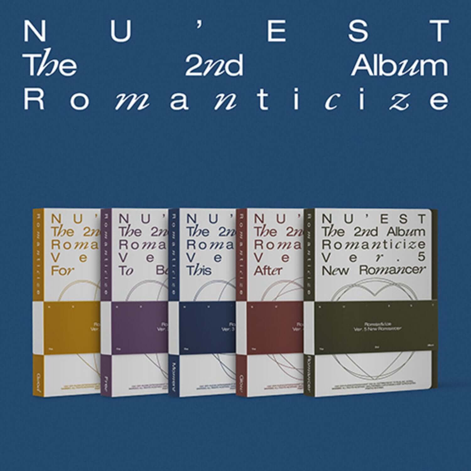 NU'EST - The 2nd Album [Romanticize] - Kpop Album | Kool Seoul - Buy Kpop Albums Online