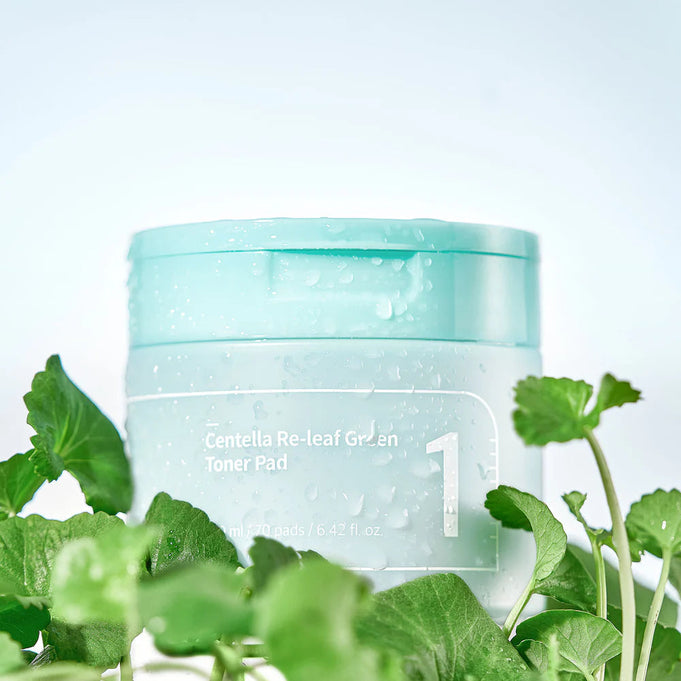 NUMBUZIN No.1 Centella Re-Leaf Green Toner Pad disponible sur Ma petite Coree, ton Eshop 100% K-beauty en direct de Seoul
