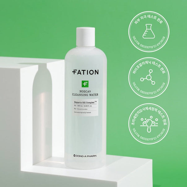 FATION Nosca9 Cleansing Water 500ml available on Koolseoul.com, your Korean Eshop from Seoul !