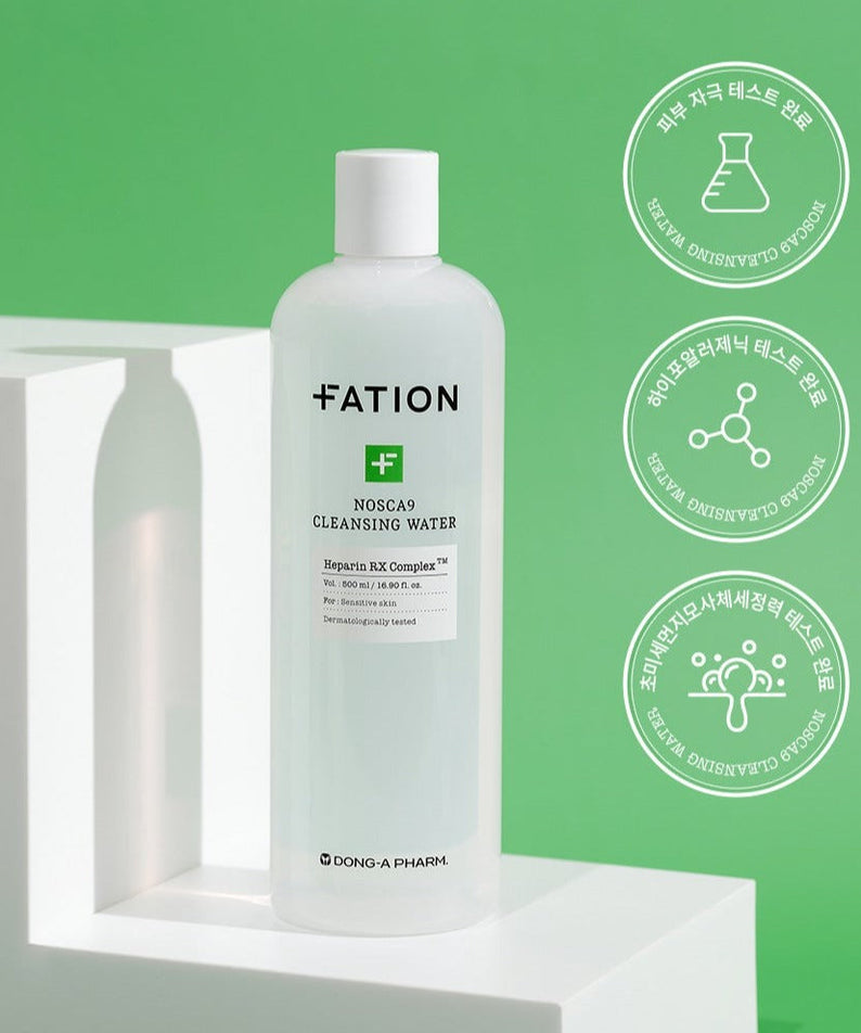 FATION Nosca9 Cleansing Water 500ml | Kool Seoul