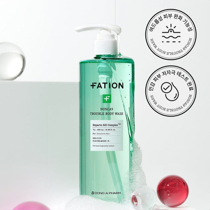 FATION Nosca9 Trouble Body Wash 490ml | Kool Seoul