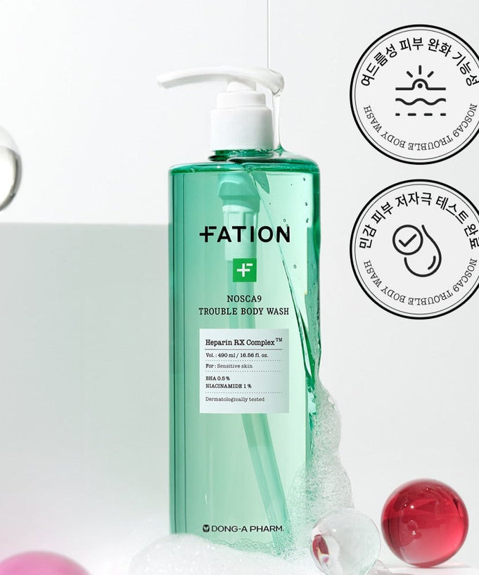 FATION Nosca9 Trouble Body Wash 490ml | Kool Seoul