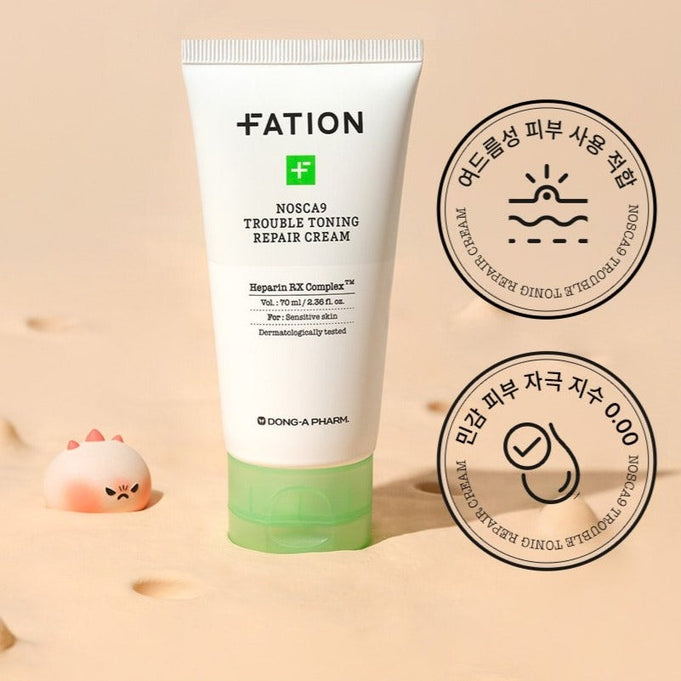 FATION Nosca9 Trouble Toning Repair Cream 70ml | Kool Seoul