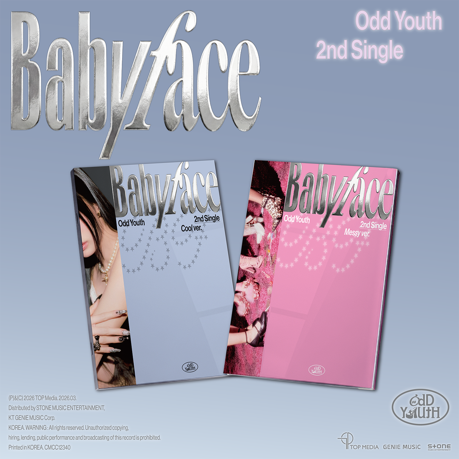 ODD YOUTH - 2nd Single [Babyface] (2 Random) - Kpop Album | Kool Seoul - Buy Kpop Albums Online
