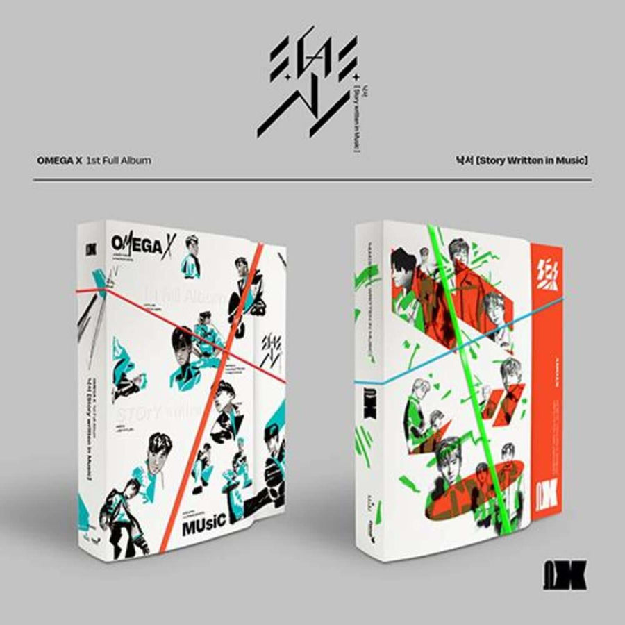Omega X - 1st Album [樂] (Story Written In Music) (Set Ver.) - Kpop アルバム
