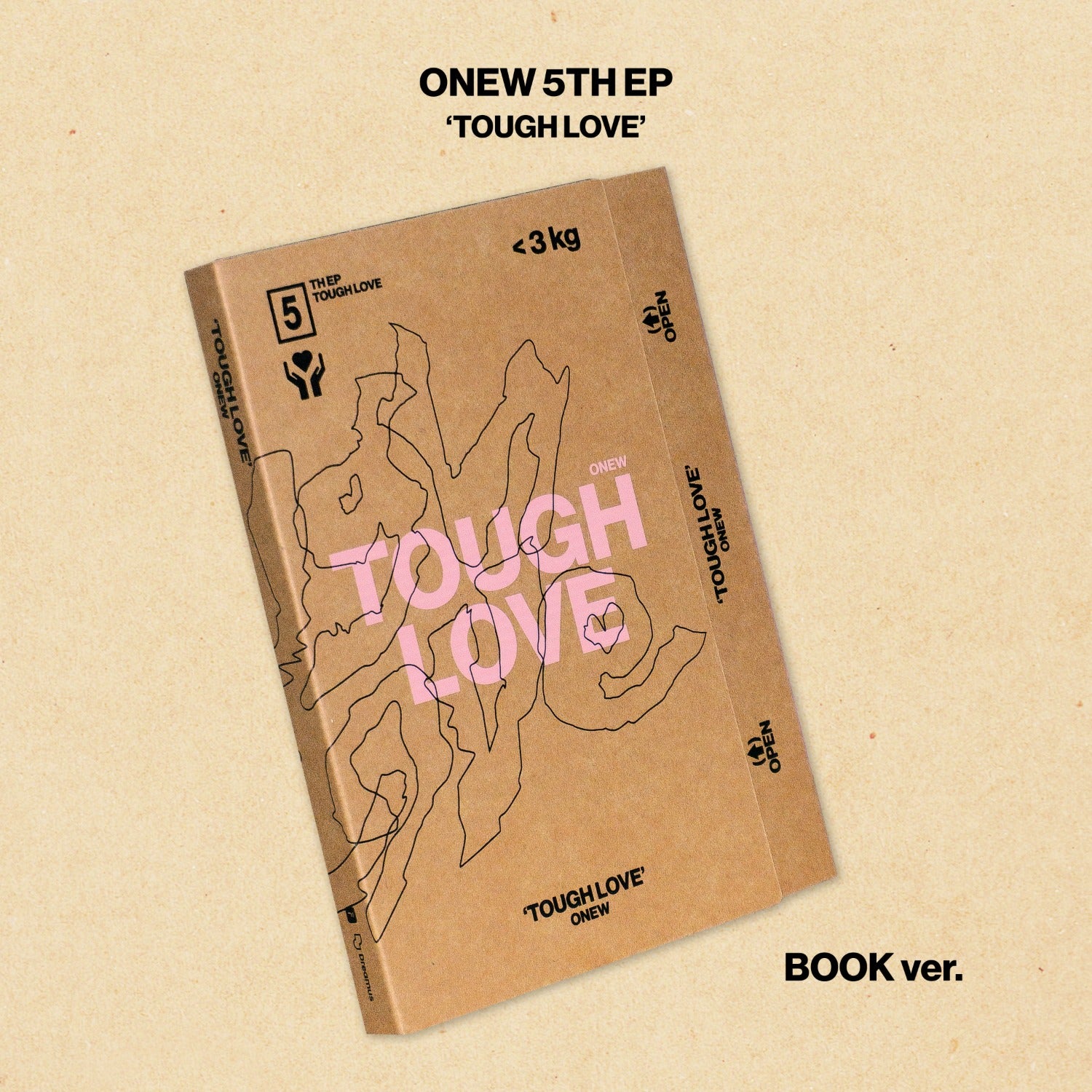 ONEW - 5th Mini Album [TOUGH LOVE] (BOOK Ver.) - Kpop Album | Kool Seoul - Buy Kpop Albums Online