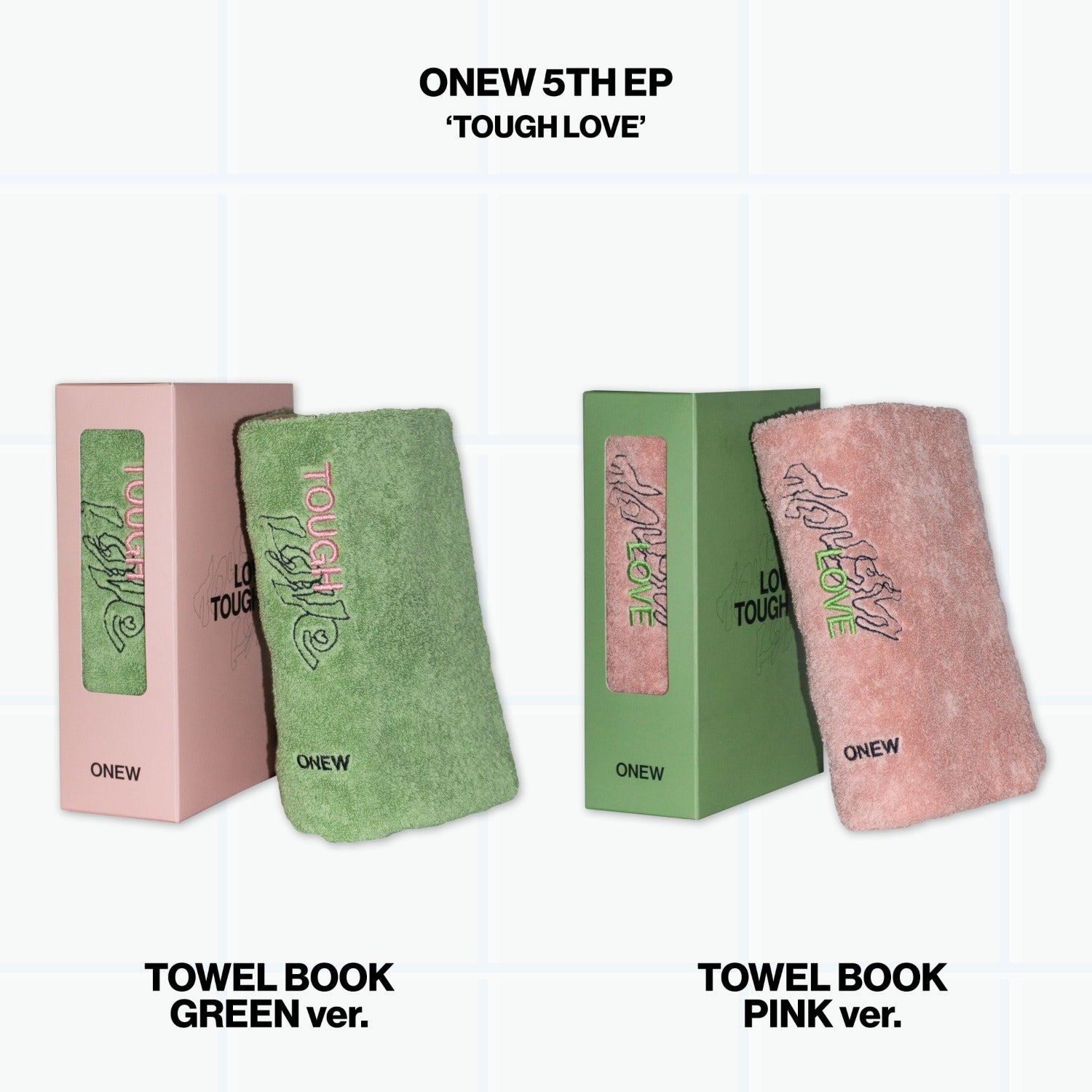 ONEW - 5th Mini Album [TOUGH LOVE] (TOWEL BOOK Ver.) - Kpop  | Kool Seoul - Buy Kpop Albums Online