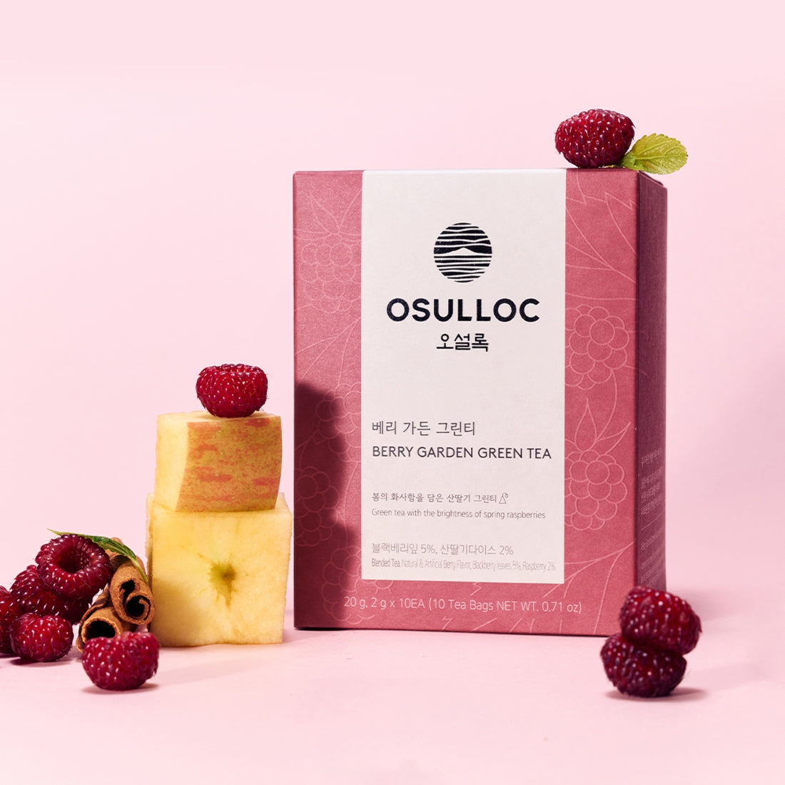 OSULLOC Berry Garden Green Tea 10 P