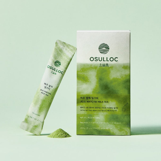 OSULLOC Jeju Matcha Milk Tea 10p | Kool Seoul