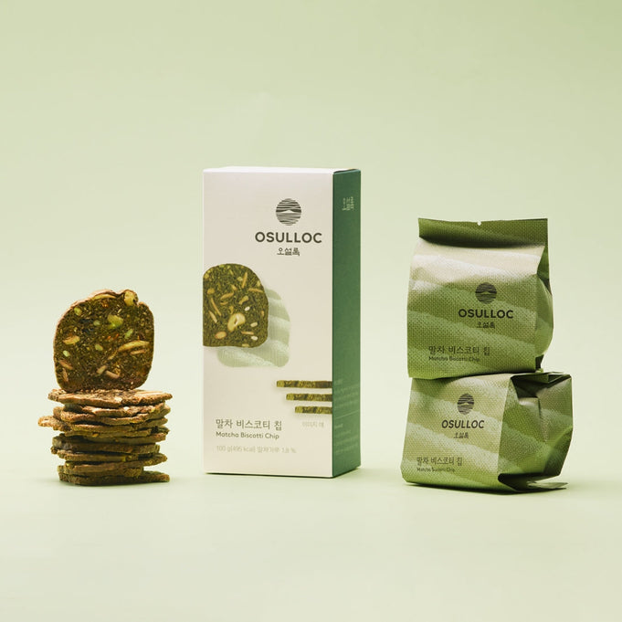 OSULLOC Matcha Biscotti Chips 100g