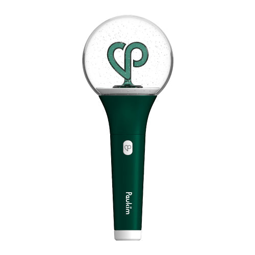 PAUL KIM Official Lightstick in dark green with logo