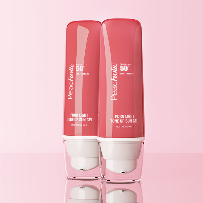 PEACHOLIC PDRN Light Tone Up Sun Gel 50ml | Kool Seoul