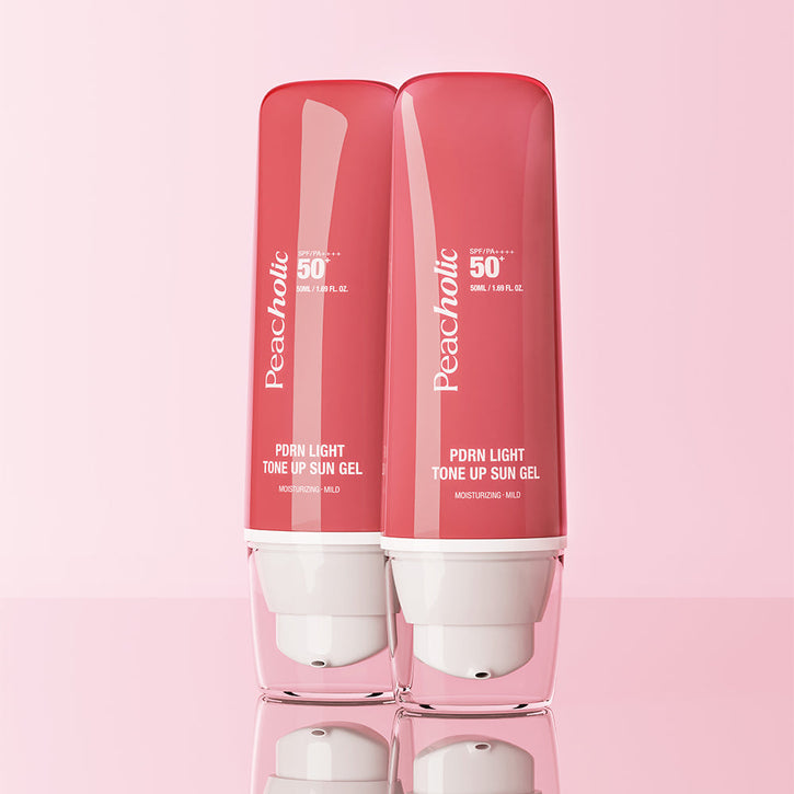 PEACHOLIC PDRN Light Tone Up Sun Gel 50ml | Kool Seoul