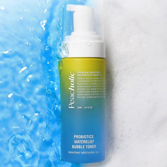 PEACHOLIC Probiotics Waterelief Bubble Toner 150ml | Kool Seoul