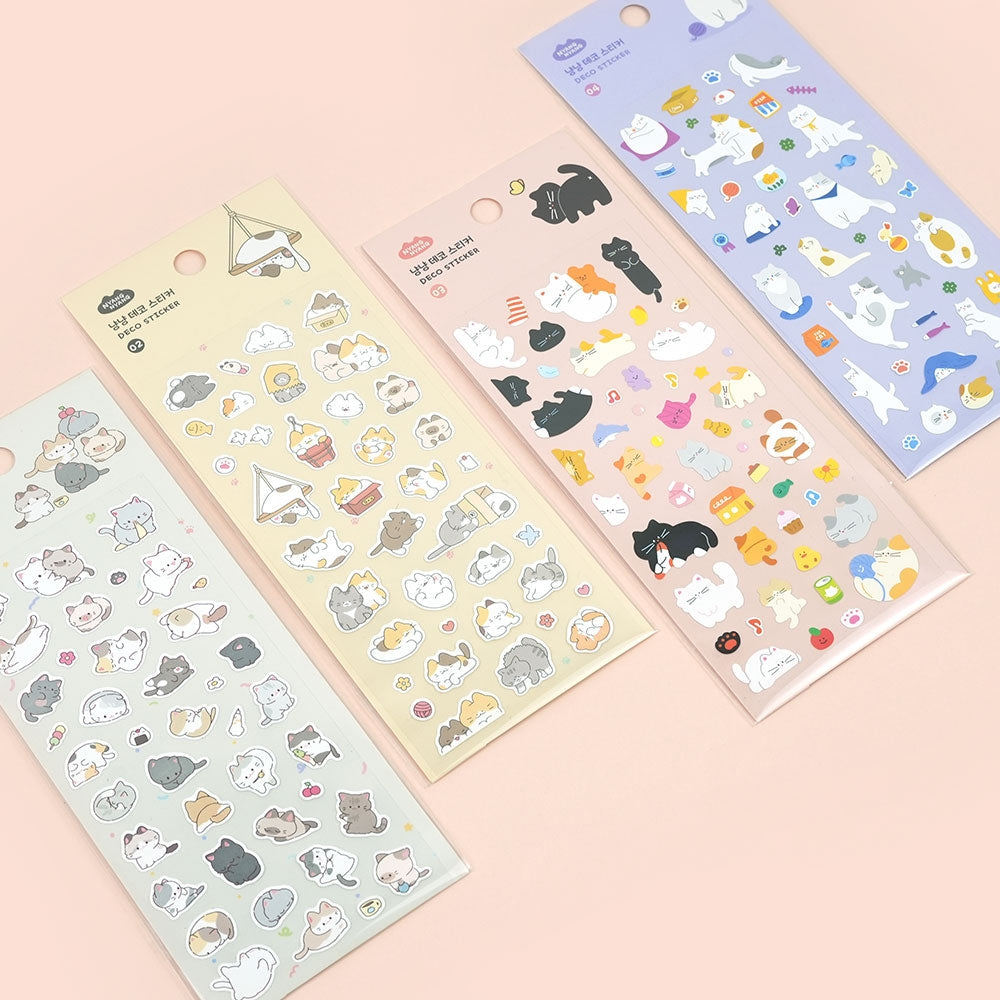 PINKFOOT Nyang Nyang Deco Stickers | Kool Seoul