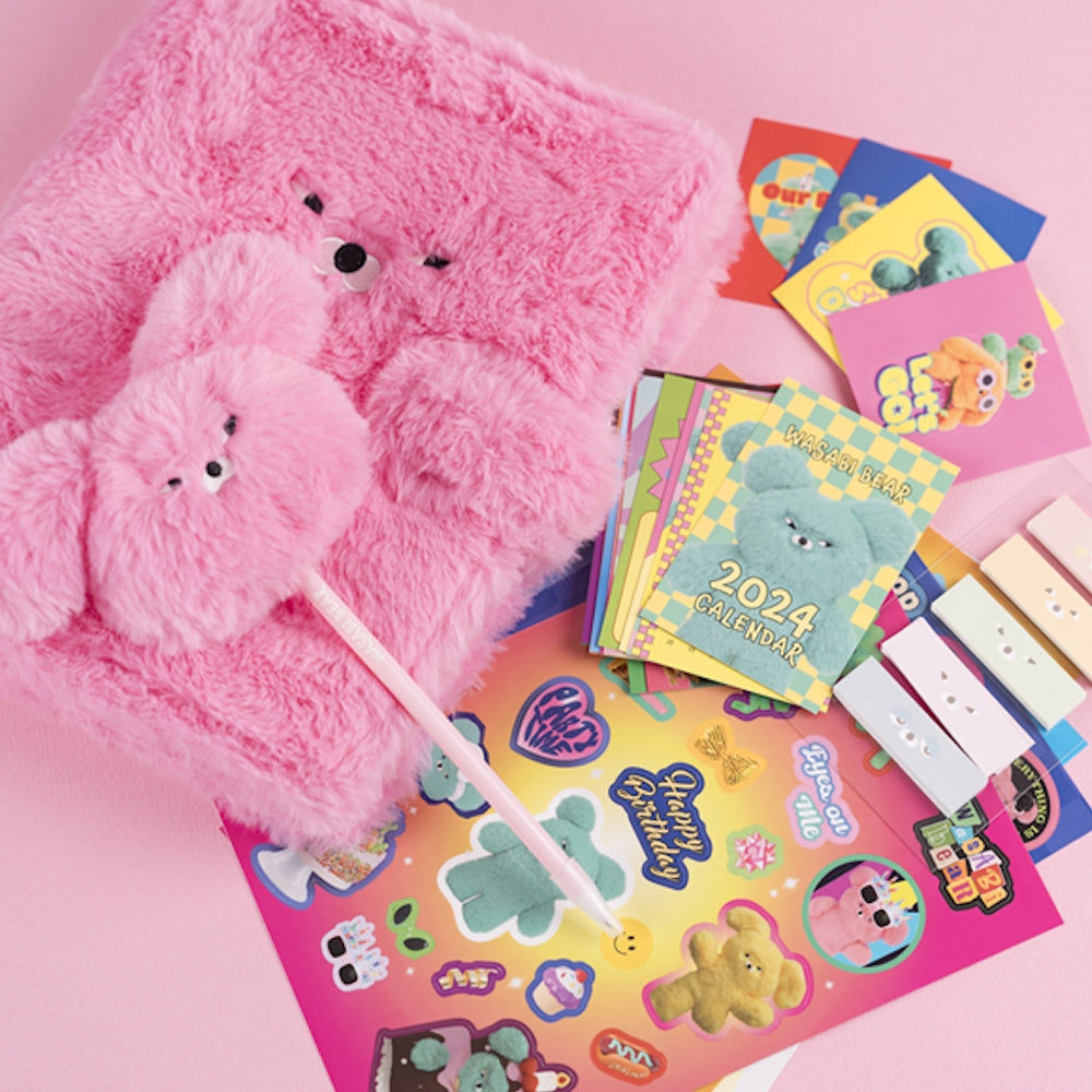 PINKFOOT Wasabi Bear Diary | Kool Seoul
