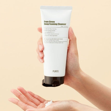 PURITO From Green Deep Foaming Cleanser 150ml available on Koolseoul.com, your Korean Eshop from Seoul !