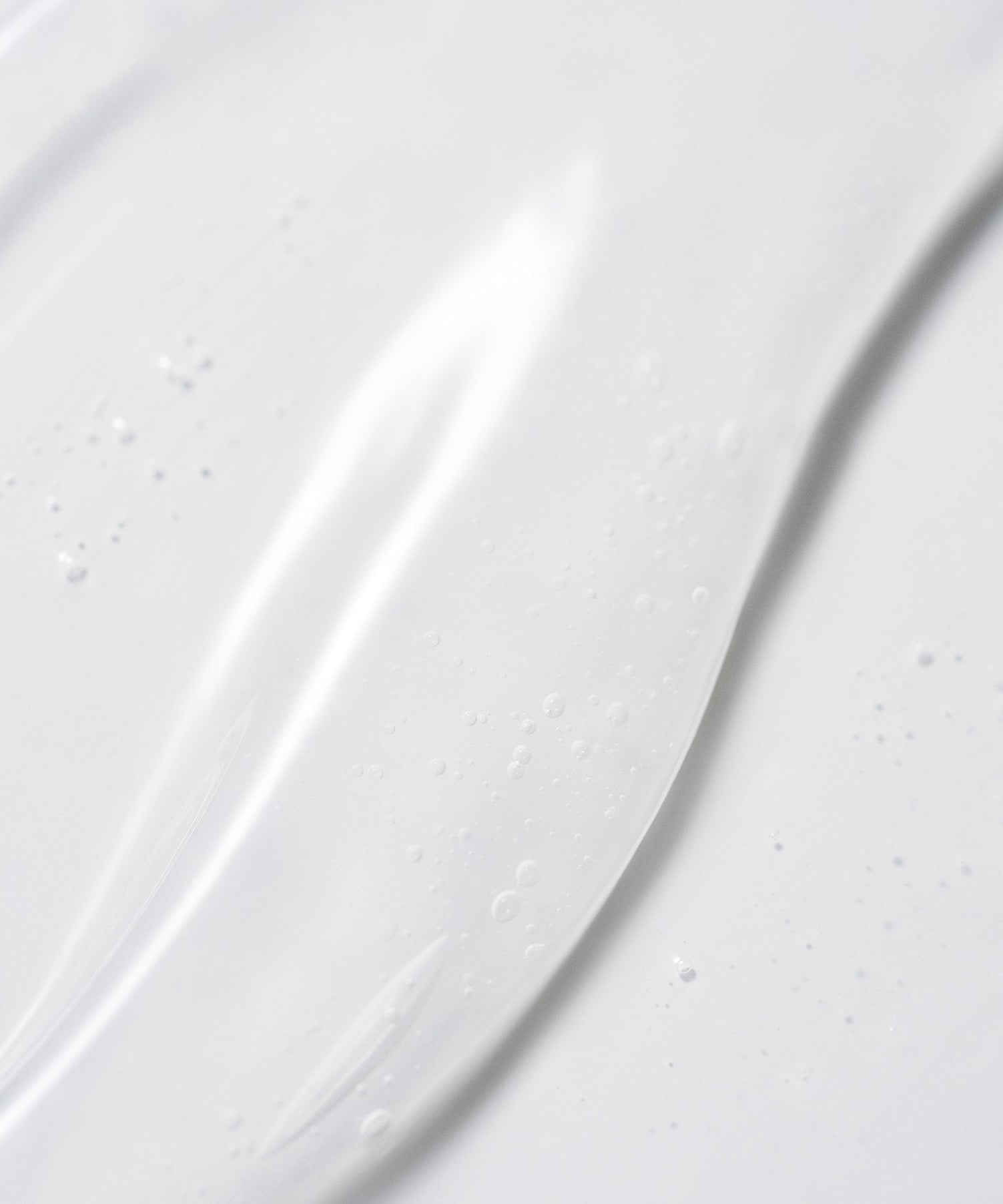 Texture of PURITO Mighty Bamboo Panthenol Cleanser 150ml showcasing its smooth, gel-like consistency and purity.