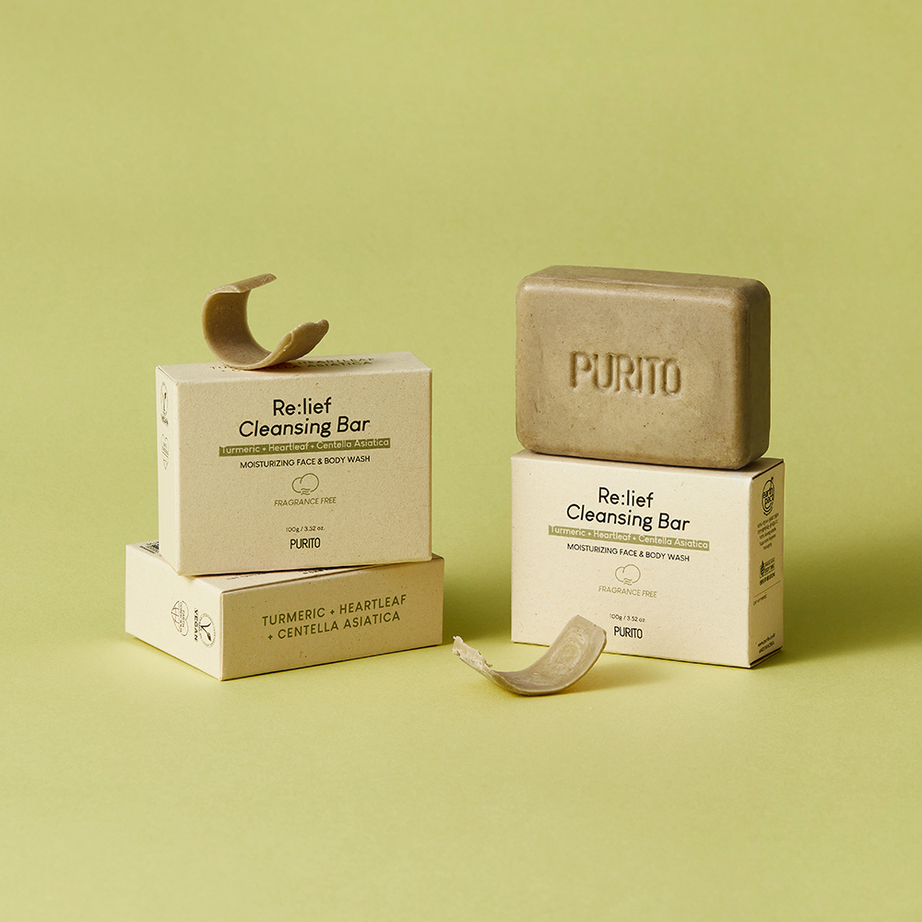 PURITO Relief Cleansing Bar on sales on our Website !