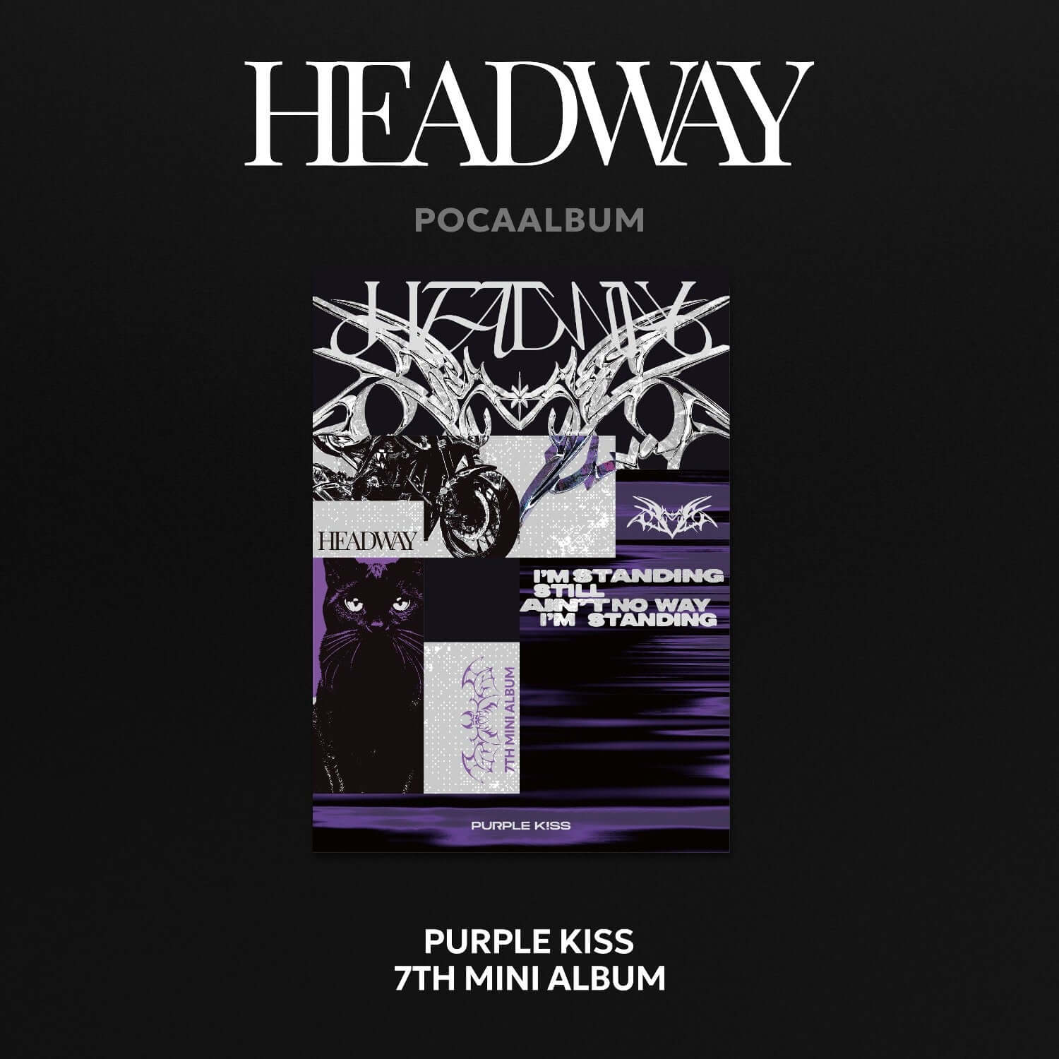PURPLE KISS - 7th Album [HEADWAY] (POCAALBUM) - Kpop Album | Kool Seoul - Buy Kpop Albums Online