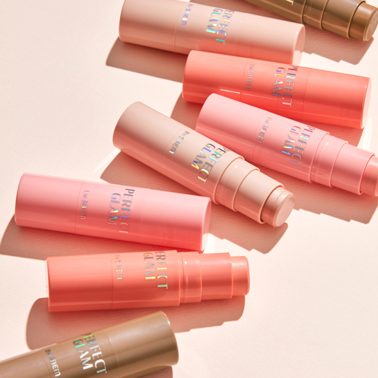 THE SAEM Perfect Glam Stick Blusher 6g available on Koolseoul.com, your Korean Eshop from Seoul !