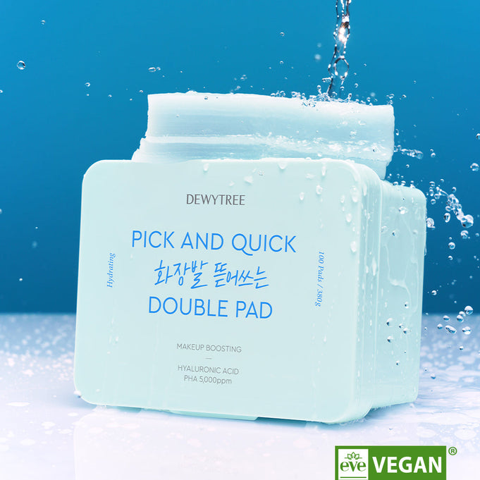DEWYTREE Pick & Quick Makeup Boosting Double Pad (x100) | Kool Seoul