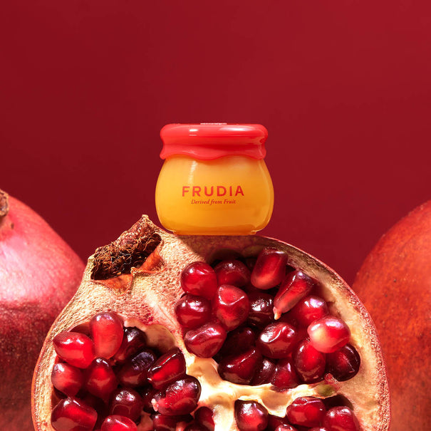 FRUDIA Pomegranate Honey 3 in 1 Lip Balm 10g available on Koolseoul.com, your Korean Eshop from Seoul !