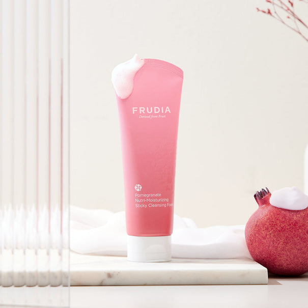 FRUDIA Pomegranate Nutri-Moisturizing Sticky Cleansing Foam 145g available on Koolseoul.com, your Korean Eshop from Seoul !