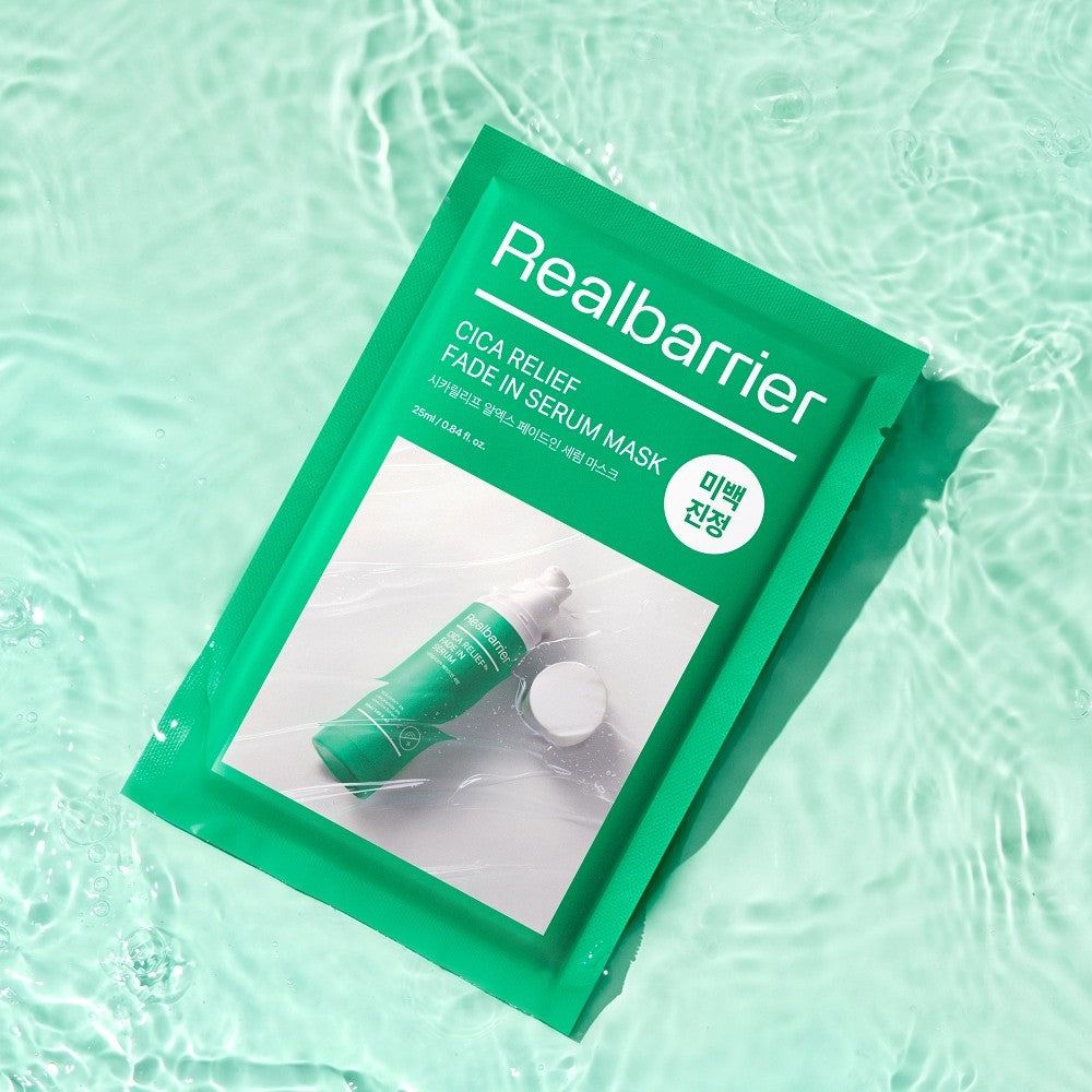 REAL BARRIER Cica Relief Rx Fade-In Serum Mask 10 Sheets