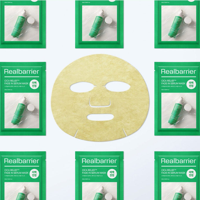 REAL BARRIER Cica Relief Rx Fade-In Serum Mask 10 Sheets