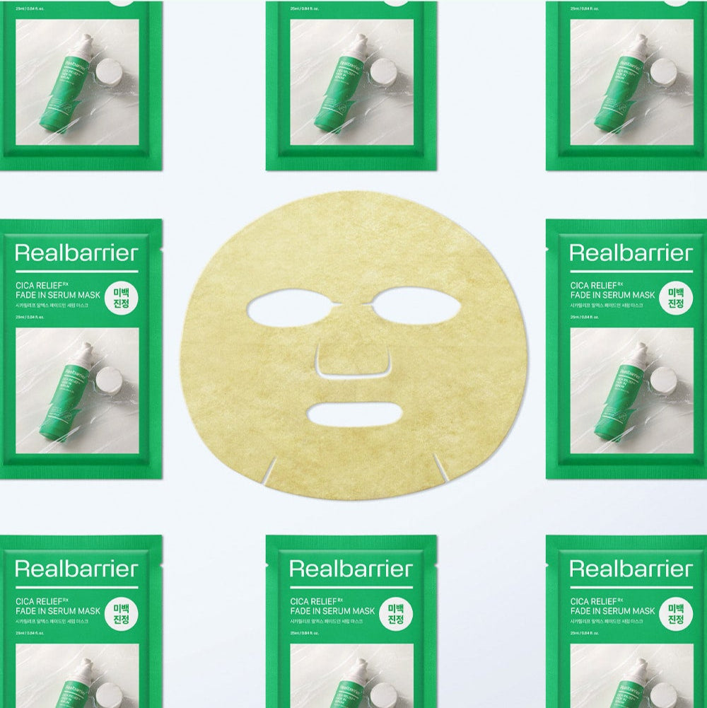 REAL BARRIER Cica Relief Rx Fade-In Serum Mask 10 Sheets