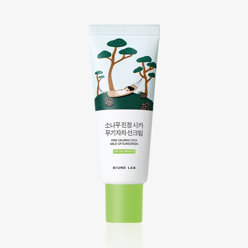 ROUND LAB Pine Tree Calming Cica Mineral Sunscreen 40ml tube