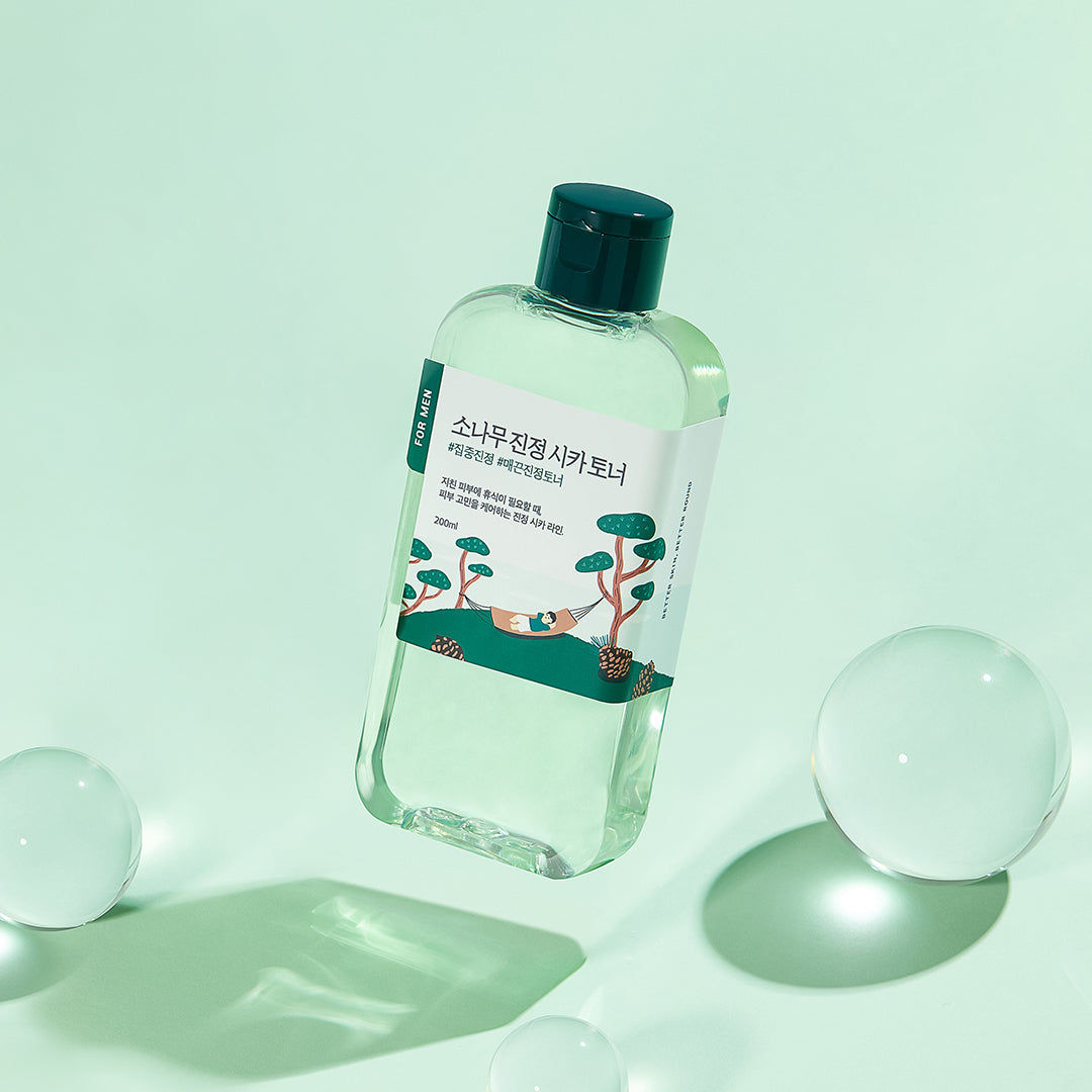 ROUNDLAB For Men Pine Calming Cica Toner 200ml disponible sur Ma petite Coree, ton Eshop 100% K-beauty en direct de Seoul