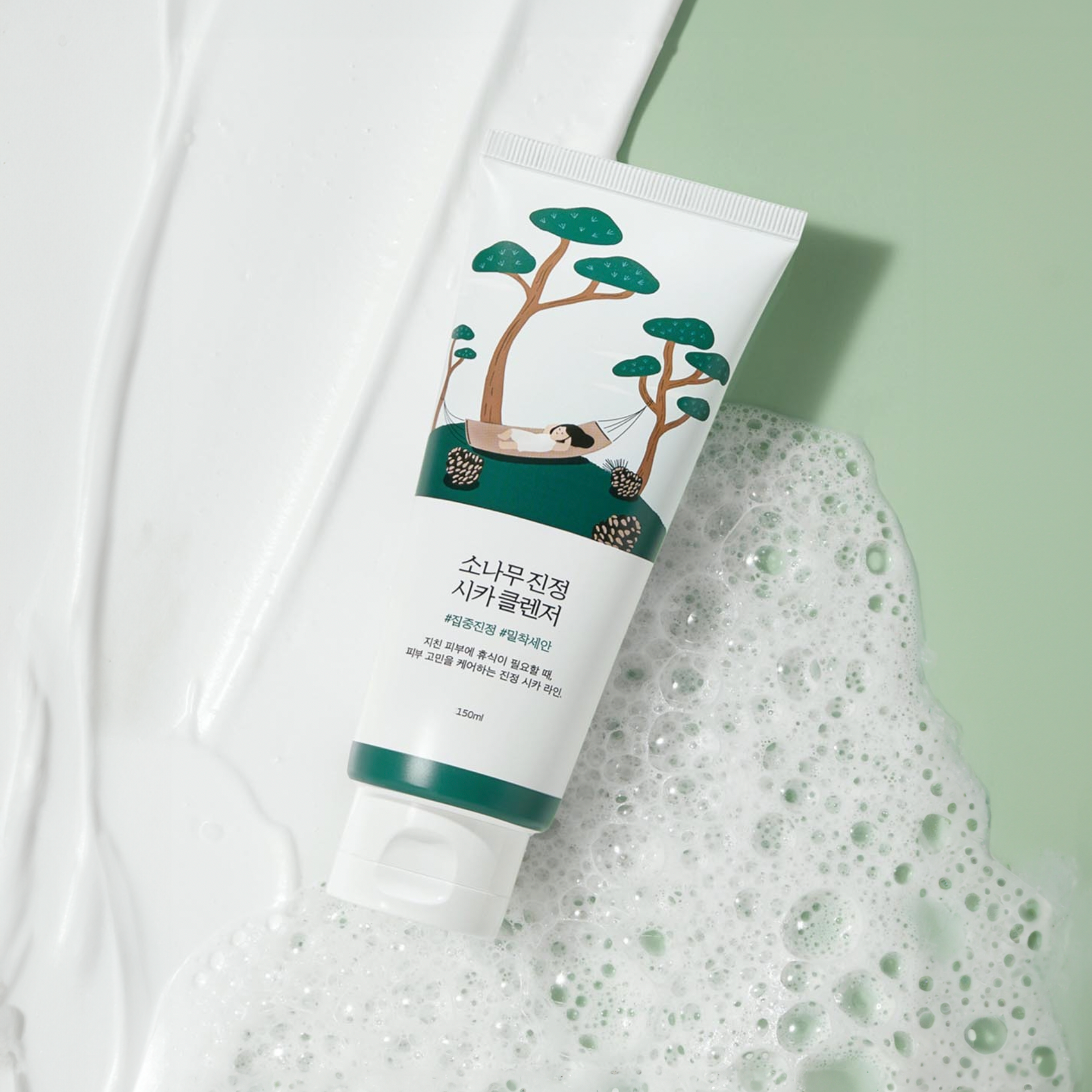 ROUNDLAB Pine Calming Cica Cleanser 150ml disponible sur Ma petite Coree, ton Eshop 100% K-beauty en direct de Seoul