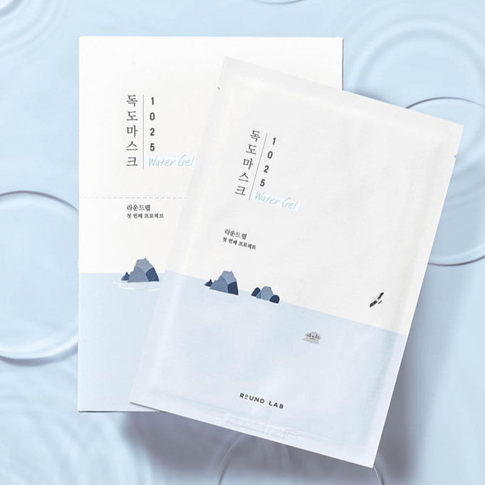ROUND LAB 1025 Dokdo Hydrating Water Gel Mask | Kool Seoul