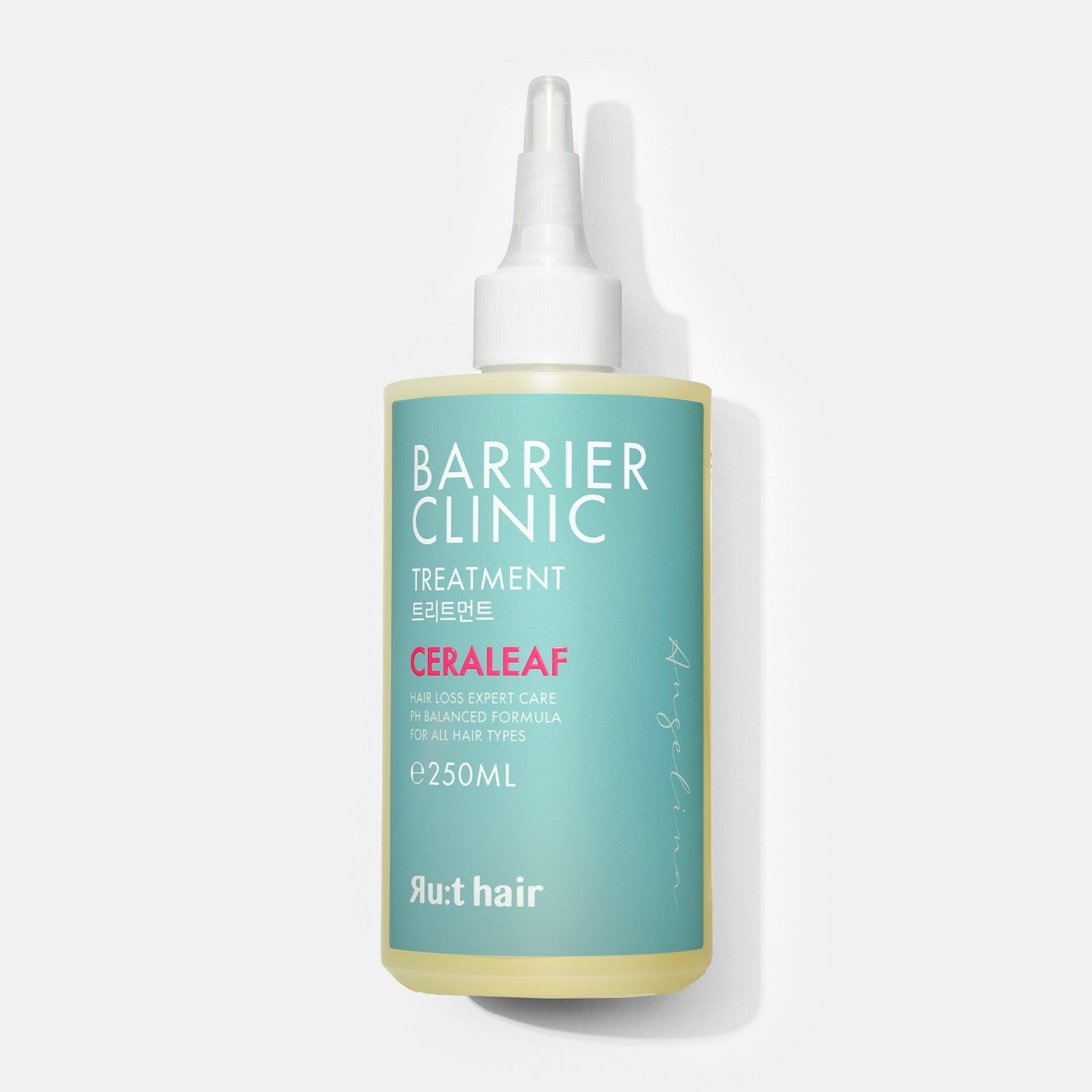 RU:T HAIR Barrier Cinic Ceraleaf Treatment 250ml bottle front view
