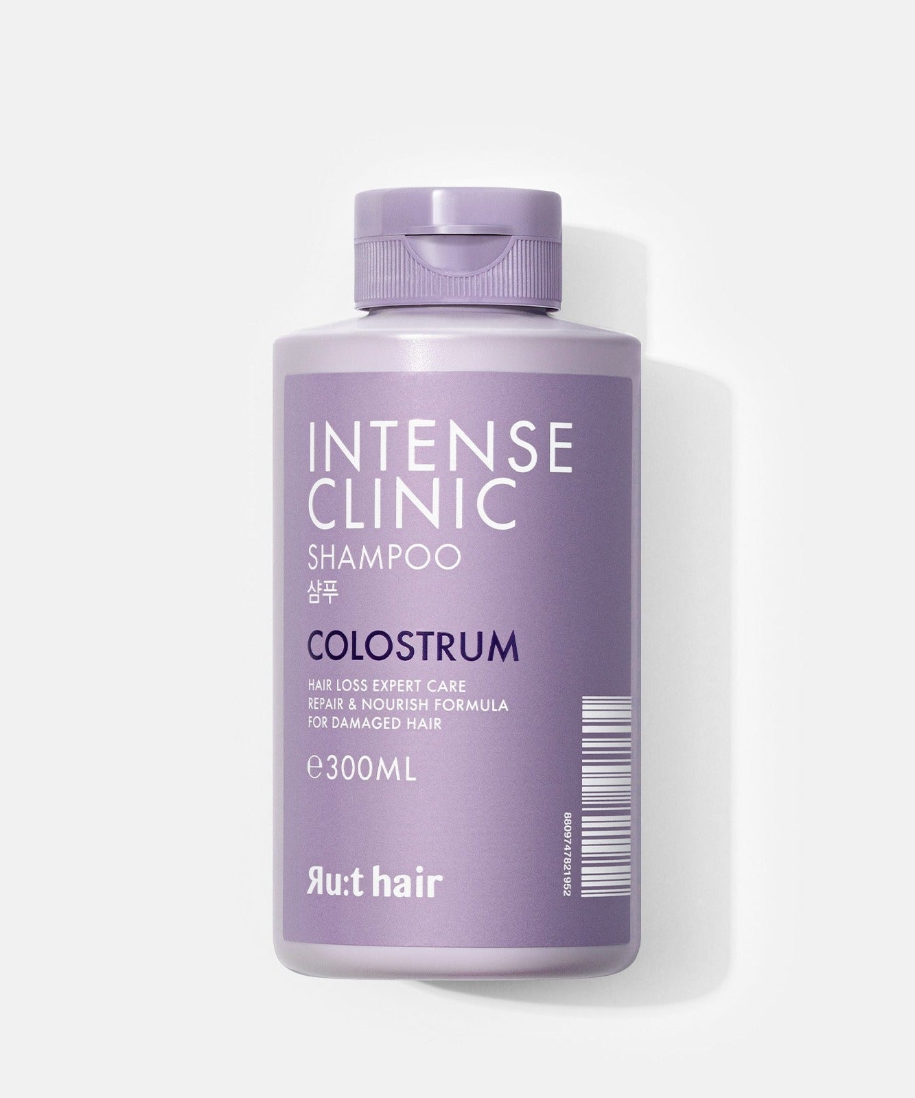 RU:T HAIR Intense Clinic Colostrum Shampoo 300ml bottle