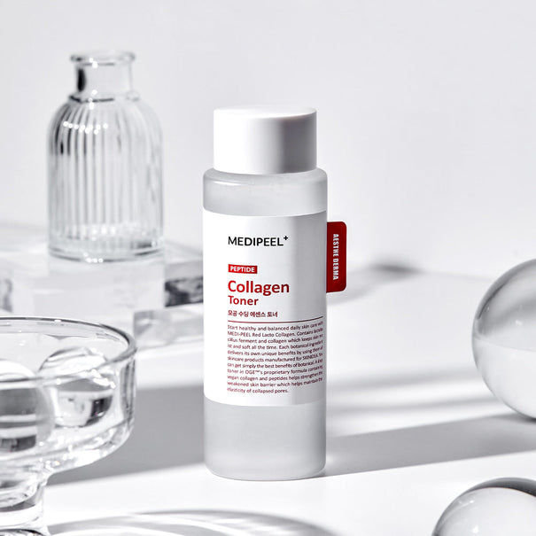 MEDIPEEL Red Lacto Collagen Soothing Essence Toner 200ml available on Koolseoul.com, your Korean Eshop from Seoul !