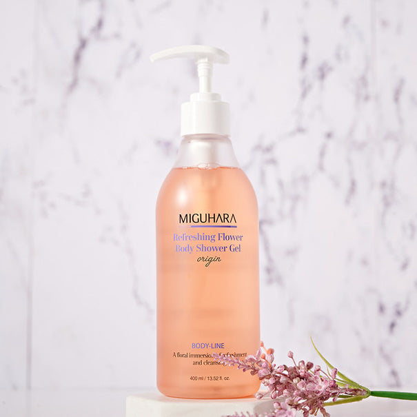 MIGUHARA Refreshing Flower Body Shower Gel Origin 500ml available on Koolseoul.com, your Korean Eshop from Seoul !